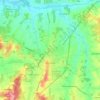 Mappa topografica Barbezieux-Saint-Hilaire, altitudine, rilievo
