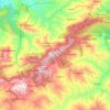 Mappa topografica Djaafra, altitudine, rilievo