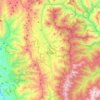 Mappa topografica Loja, altitudine, rilievo