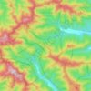 Mappa topografica Gumbaynggirr National Park, altitudine, rilievo