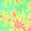 Mappa topografica Rafard, altitudine, rilievo