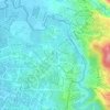 Mappa topografica Fortune, altitudine, rilievo