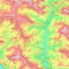 Mappa topografica Berinag, altitudine, rilievo