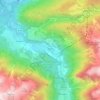 Mappa topografica Oetz, altitudine, rilievo