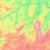 Mappa topografica 息烽县, altitudine, rilievo