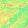 Mappa topografica Заволжское сельское поселение, altitudine, rilievo