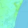 Mappa topografica Forrest Beach, altitudine, rilievo