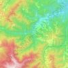 Mappa topografica Acquasanta Terme, altitudine, rilievo