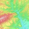 Mappa topografica Sant Mateu de Bages, altitudine, rilievo