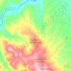 Mappa topografica Casalnuovo Monterotaro, altitudine, rilievo