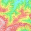 Mappa topografica Savigno, altitudine, rilievo