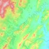 Mappa topografica Амангильдинский сельсовет, altitudine, rilievo