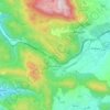 Mappa topografica Monteforte Irpino, altitudine, rilievo