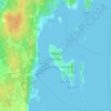 Mappa topografica Town of Lockeport, altitudine, rilievo