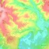 Mappa topografica Чернышевское сельское поселение, altitudine, rilievo