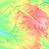 Mappa topografica Pujalt, altitudine, rilievo