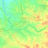 Mappa topografica Chittur-Thathamangalam, altitudine, rilievo
