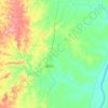 Mappa topografica Rio dos Bois, altitudine, rilievo