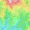 Mappa topografica Sermano, altitudine, rilievo