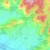 Mappa topografica Montecorvino Rovella, altitudine, rilievo