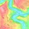 Mappa topografica Freshford, altitudine, rilievo