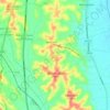 Mappa topografica Marciano della Chiana, altitudine, rilievo