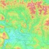 Mappa topografica Ibarrak / Valles, altitudine, rilievo