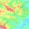 Mappa topografica Montefelcino, altitudine, rilievo