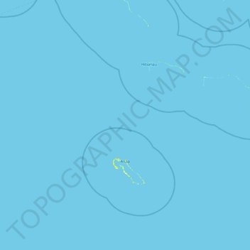 Mappa topografica Anaa, altitudine, rilievo