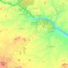 Mappa topografica Canindé de São Francisco, altitudine, rilievo