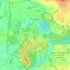 Mappa topografica Idstedt, altitudine, rilievo