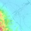 Mappa topografica Cannara, altitudine, rilievo