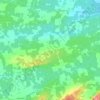 Mappa topografica Meadowville, altitudine, rilievo