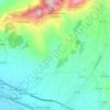 Mappa topografica Montecorvino Pugliano, altitudine, rilievo