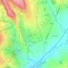 Mappa topografica All Saints, altitudine, rilievo