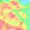 Mappa topografica Belmonte Mezzagno, altitudine, rilievo