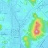 Mappa topografica Saguaçu, altitudine, rilievo