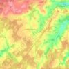 Mappa topografica Бавленское сельское поселение, altitudine, rilievo