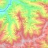 Mappa topografica Nankhari, altitudine, rilievo