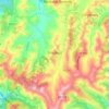 Mappa topografica Trisobbio, altitudine, rilievo