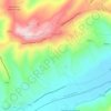Mappa topografica Moresco, altitudine, rilievo