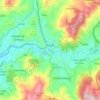 Mappa topografica Vizela, altitudine, rilievo