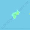Mappa topografica Islas Marietas, altitudine, rilievo