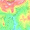 Mappa topografica Cerro al Volturno, altitudine, rilievo