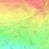 Mappa topografica Campoformido / Cjampfuarmit, altitudine, rilievo