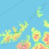 Mappa topografica Finnmark, altitudine, rilievo