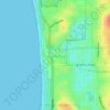 Mappa topografica Scarborough, altitudine, rilievo