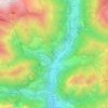 Mappa topografica Gromo, altitudine, rilievo