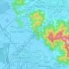 Mappa topografica San Giuliano Terme, altitudine, rilievo