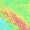 Mappa topografica Букові праліси Карпат та інших регіонів Європи, altitudine, rilievo